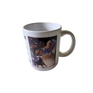 LEANIN TREE 1998 Native Horses Many Dreams Art by Detha Watson Coffee Mug